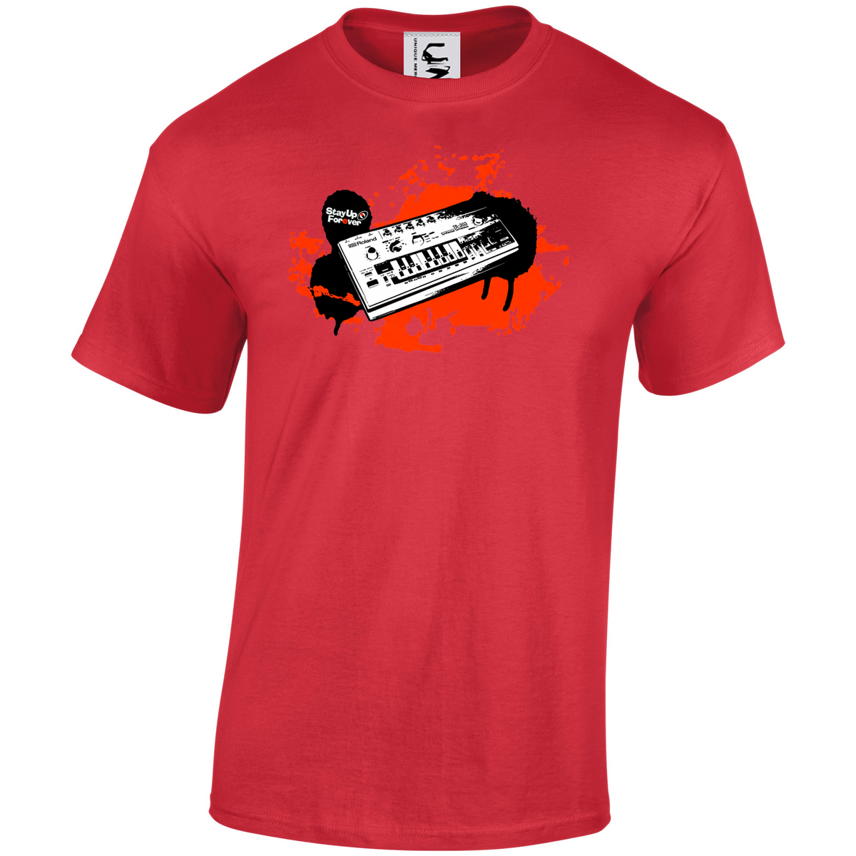 Stay Up Forever - 303 Splatt T-SHIRT - 4 Shirt Colours / 4 Print Colours - S > 6XL