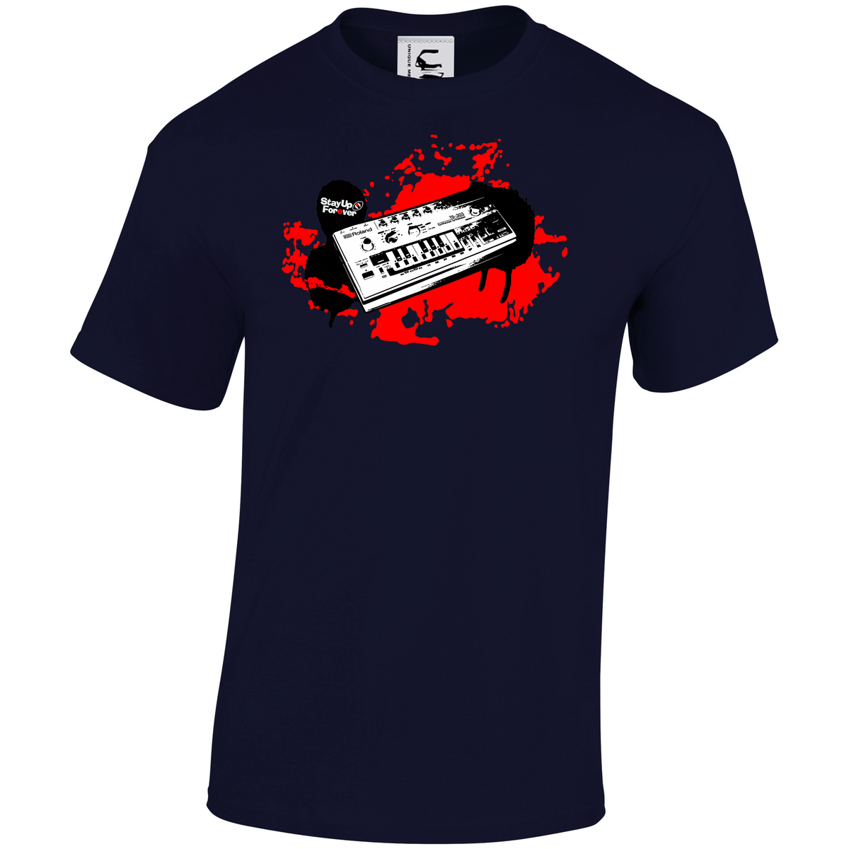 Stay Up Forever - 303 Splatt T-SHIRT - 4 Shirt Colours / 4 Print Colours - S > 6XL