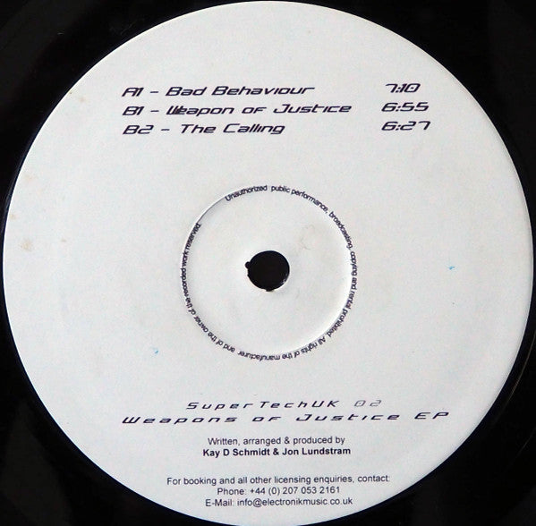 Weapons Of Justice EP