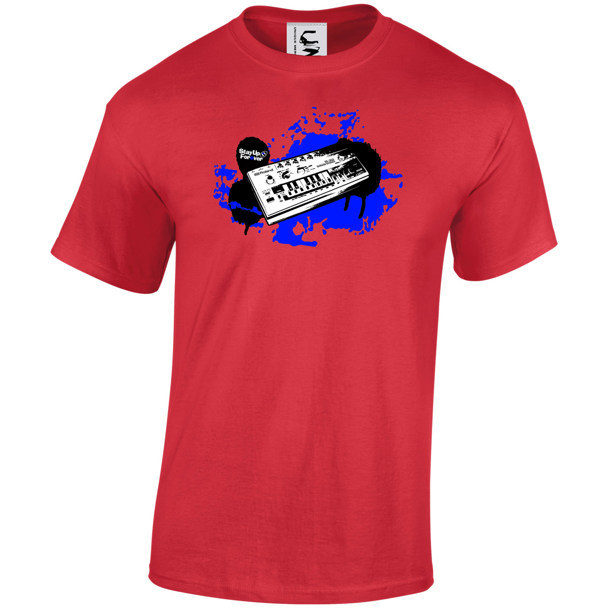 Stay Up Forever - 303 Splatt T-SHIRT - 4 Shirt Colours / 4 Print Colours - S > 6XL