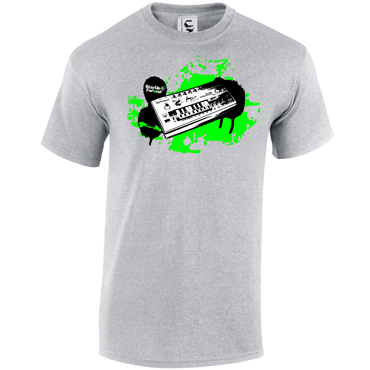 Stay Up Forever - 303 Splatt T-SHIRT - 4 Shirt Colours / 4 Print Colours - S > 6XL
