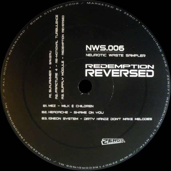 Neurotic Waste Sampler 006: Redemption Reversed