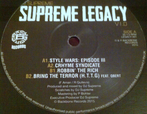Supreme Legacy V1.0