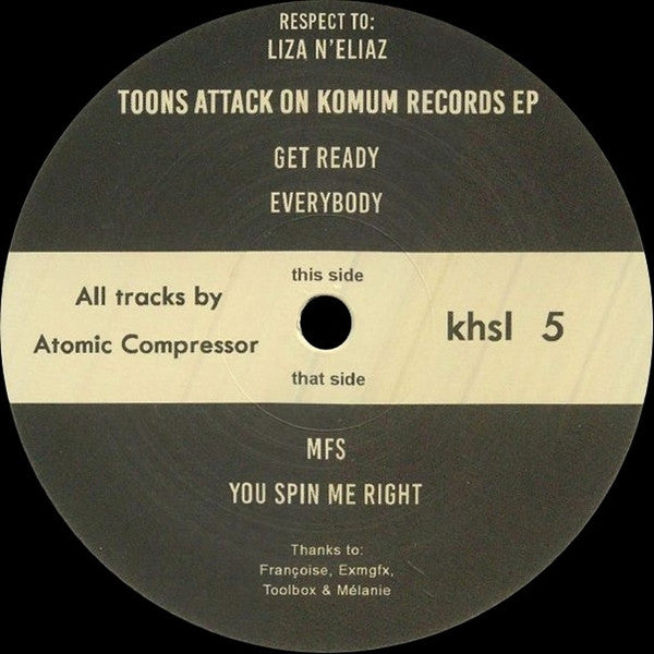 Toons Attack On Komum Records EP