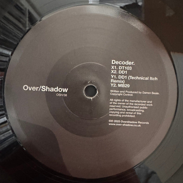 DT103 / DD1 / DD1 (Technical Itch Remix) / MB29