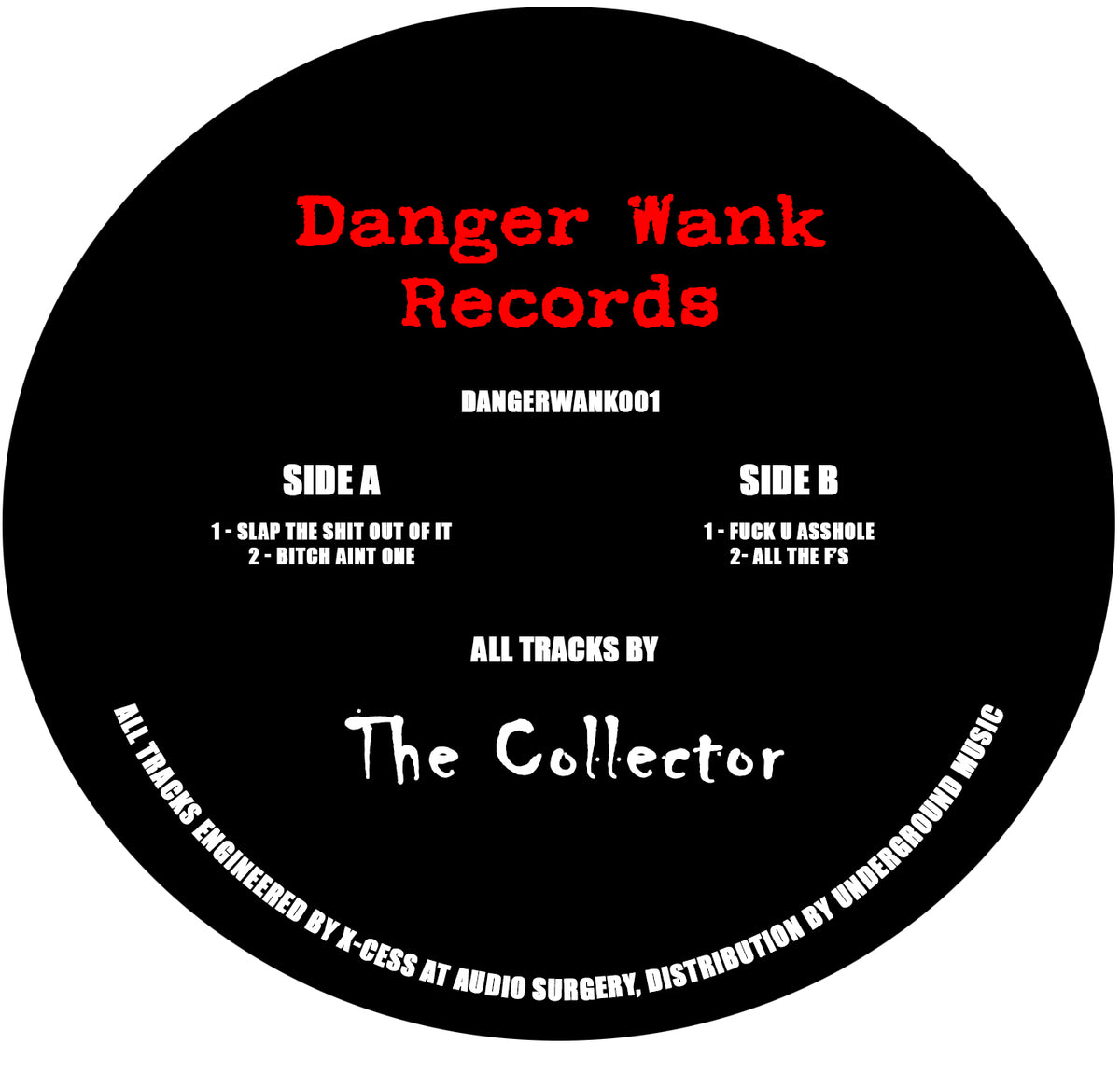 Danger Wank Records by The Collector - thehardstore.com – The Hard Store UK